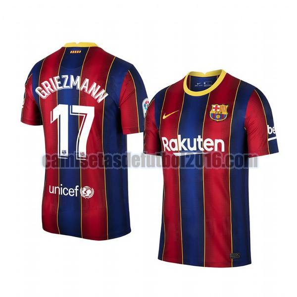 camiseta primera barcelona 2020-2021 antoine griezmann 17