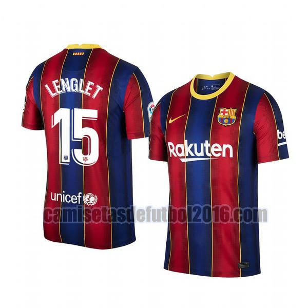 camiseta primera barcelona 2020-2021 clement lenglet 15