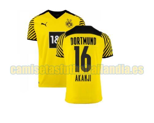 camiseta primera borussia dortmund 2021-2022 akanji 16