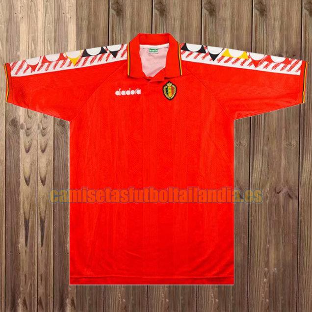camiseta primera bélgica 1994-1996 rojo