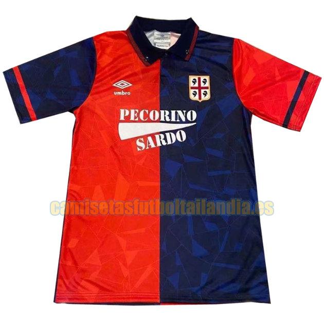 camiseta primera cagliari 1992-1993 rojo