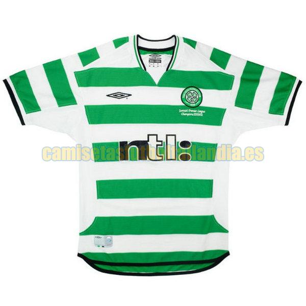 camiseta primera celtic 2001-2003 verde