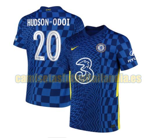 camiseta primera chelsea 2021-2022 hudson-odoi 20