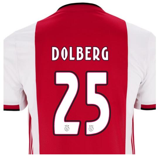 camiseta primera equipacion Kasper Dolberg Ajax 2020