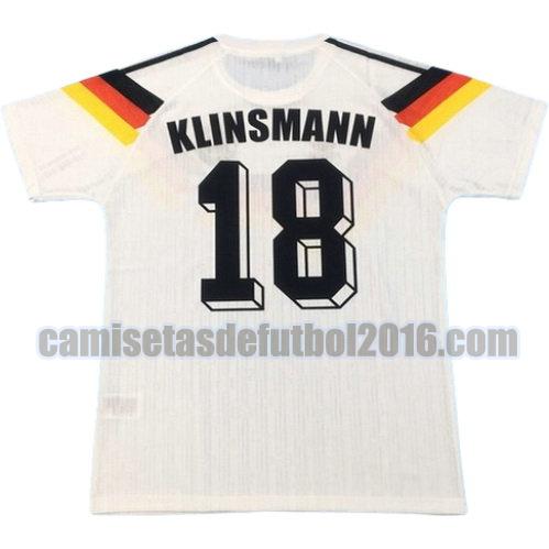 camiseta primera equipacion alemania 1990 klinsmann 18