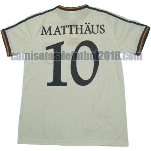 camiseta primera equipacion alemania 1996 matthaus 10