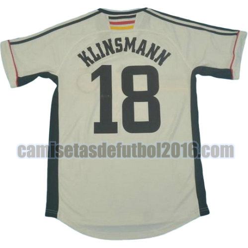 camiseta primera equipacion alemania copa mundial 1998 klinsmann 18