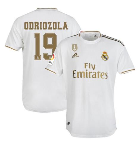 camiseta primera equipacion alvaro odriozola Real Madrid 2020