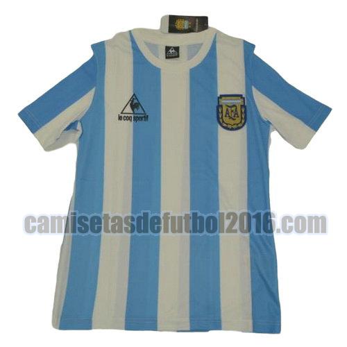 camiseta primera equipacion argentina copa mundial 1986