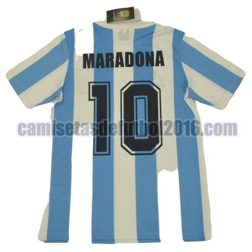 camiseta primera equipacion argentina copa mundial 1986 maradona 10