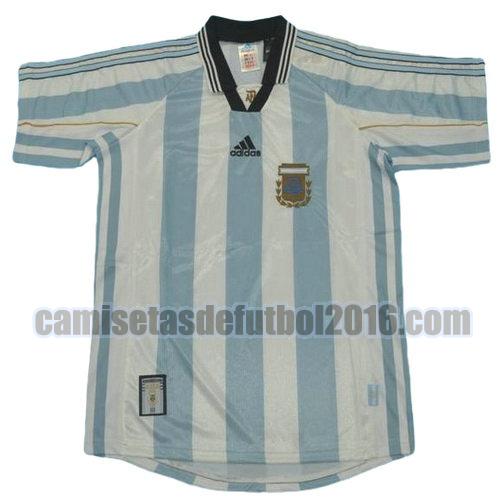 camiseta primera equipacion argentina copa mundial 1998