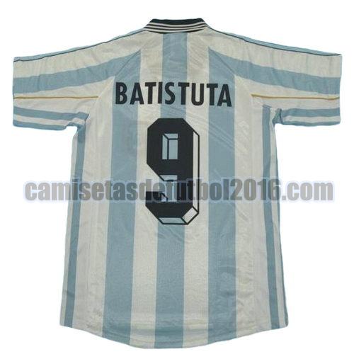 camiseta primera equipacion argentina copa mundial 1998 batistuta 9