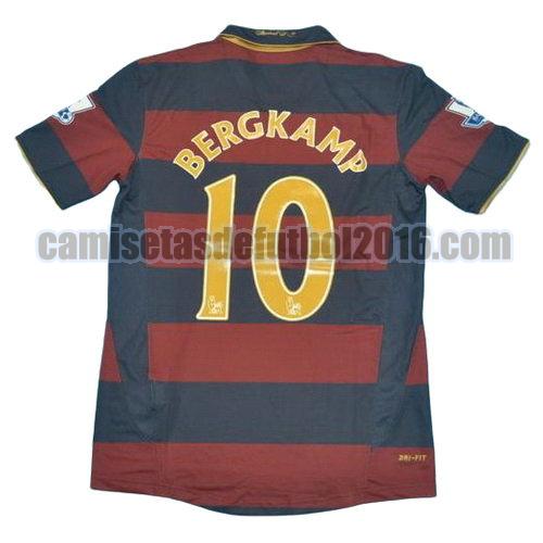camiseta primera equipacion arsenal 2007-2008 bergkamp 10
