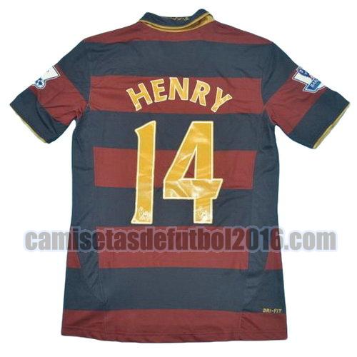 camiseta primera equipacion arsenal 2007-2008 henry 14