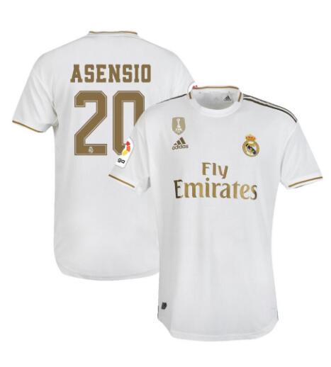 camiseta primera equipacion asensio Real Madrid 2020