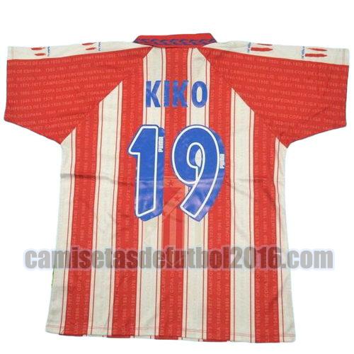 camiseta primera equipacion atletico madrid 1995-1996 kiko 19