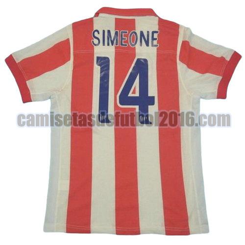 camiseta primera equipacion atletico madrid 2002-2003 simeone 14