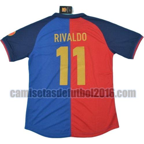 camiseta primera equipacion barcelona 1999-2000 rivaldo 11