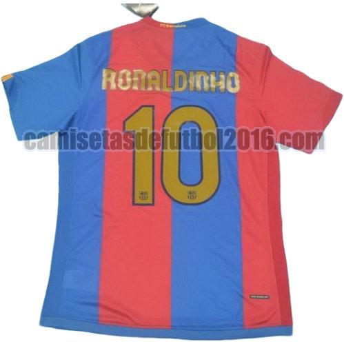 camiseta primera equipacion barcelona 2006-2007 ronaldinho 10