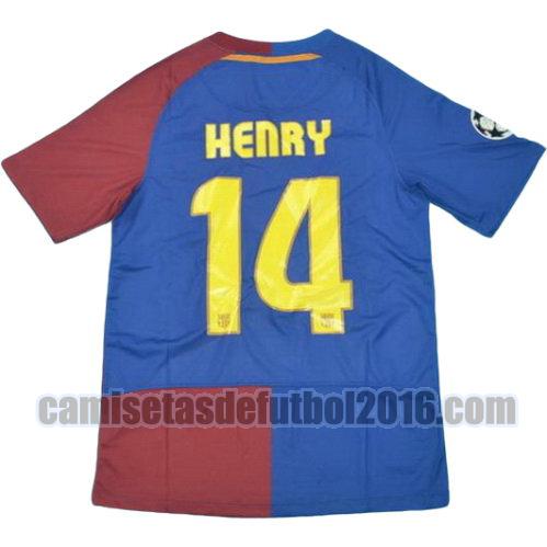 camiseta primera equipacion barcelona 2008-2009 henry 14