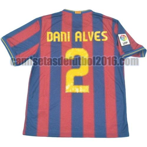 camiseta primera equipacion barcelona 2009-2010 dani alves 2