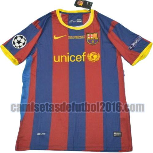 camiseta primera equipacion barcelona ucl 2010-2011