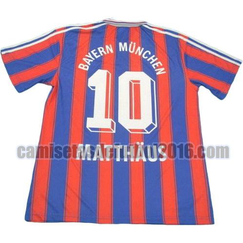 camiseta primera equipacion bayern de múnich 1995-1997 matthaus 10
