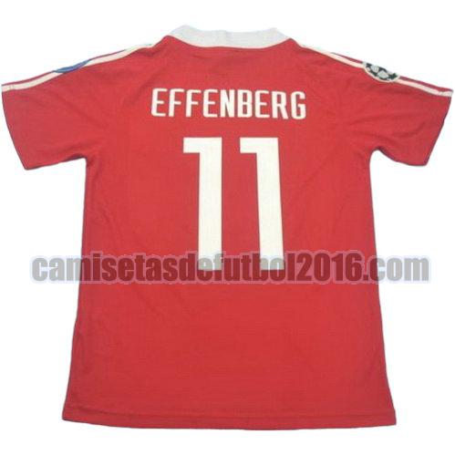 camiseta primera equipacion bayern de múnich 2001 effenberg 11