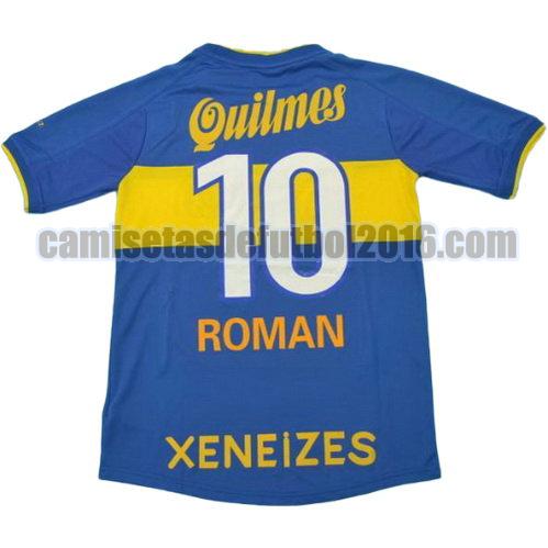 camiseta primera equipacion boca juniors 2000 roman 10