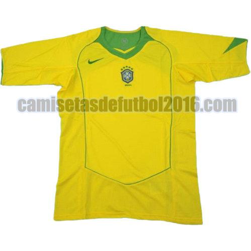 camiseta primera equipacion brasil 2004