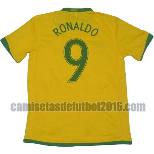 camiseta primera equipacion brasil copa mundial 2006 ronaldo 9