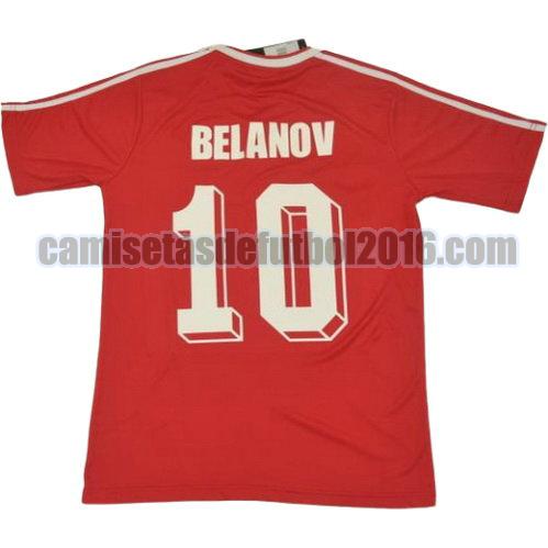 camiseta primera equipacion cccp 1986 belanov 10