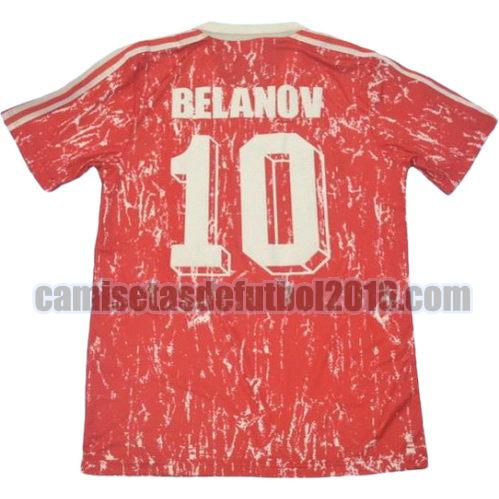 camiseta primera equipacion cccp 1990 belanov 10