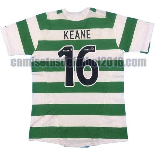 camiseta primera equipacion celtic 2005-2006 keane 16