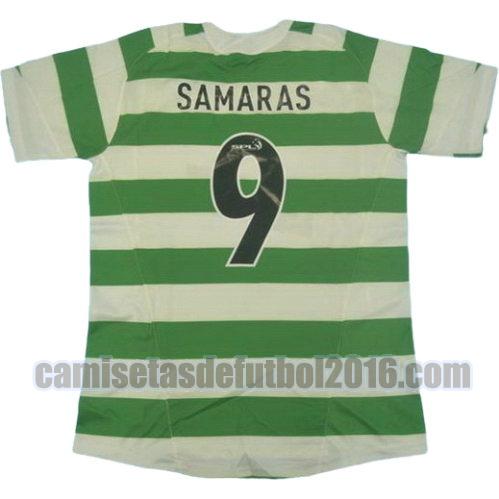 camiseta primera equipacion celtic 2005-2006 samaras 9