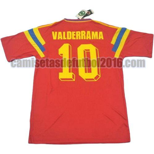 camiseta primera equipacion colombia 1990 valderrama 10
