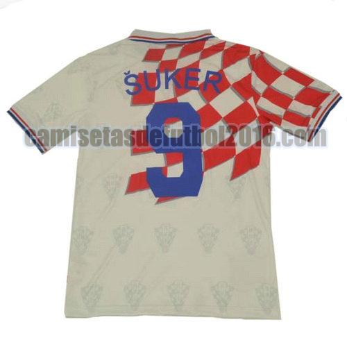 camiseta primera equipacion croacia 1998 suker 9