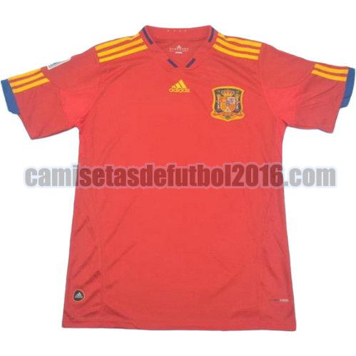 camiseta primera equipacion españa copa mundial 2010