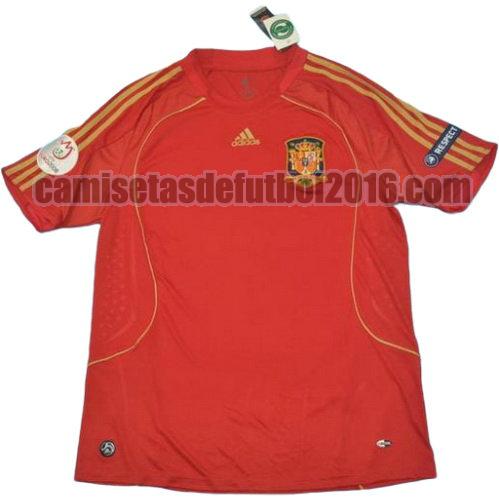 camiseta primera equipacion españa europa 2008