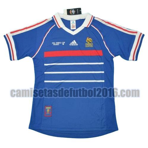 camiseta primera equipacion francia copa mundial 1998