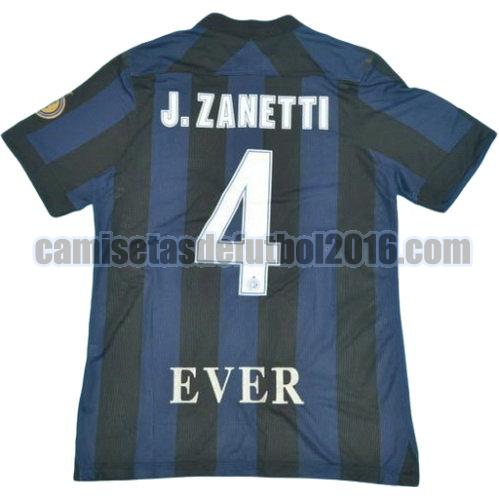 camiseta primera equipacion inter milan 2013-2014 j.zanetti 4