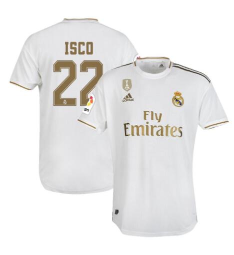 camiseta primera equipacion isco Real Madrid 2020