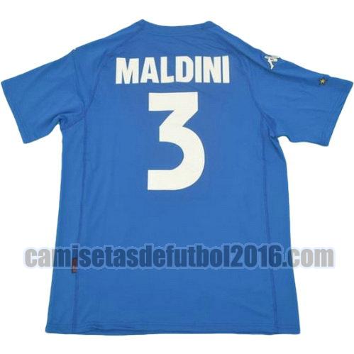 camiseta primera equipacion italia 2000 maldini 3