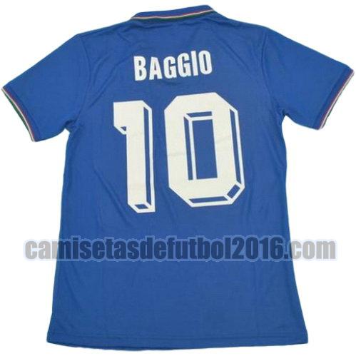camiseta primera equipacion italia copa mundial 1990 baggio 10