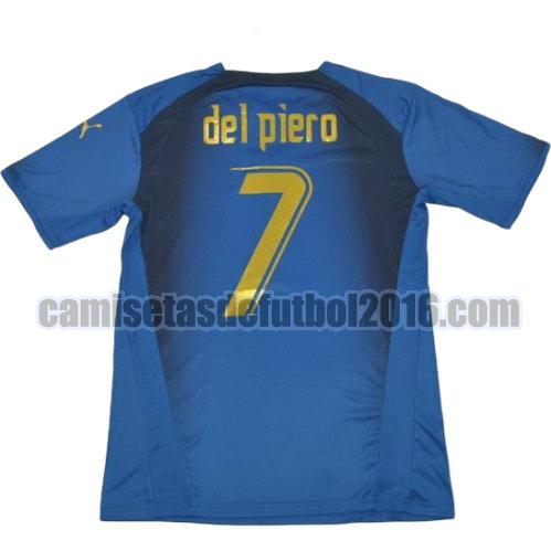 camiseta primera equipacion italia copa mundial 2006 del piero 7