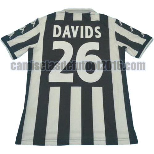 camiseta primera equipacion juventus 1999-2000 davids 26