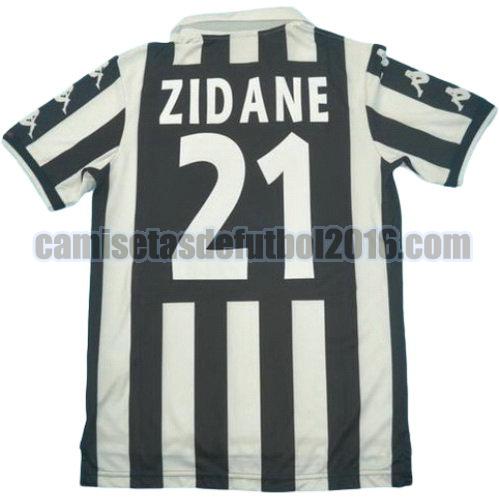 camiseta primera equipacion juventus 1999-2000 zidane 21