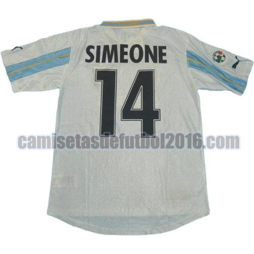 camiseta primera equipacion lazio 2000-2001 simeone 14