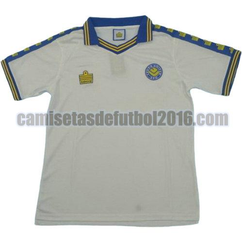 camiseta primera equipacion leeds united 1976-1977