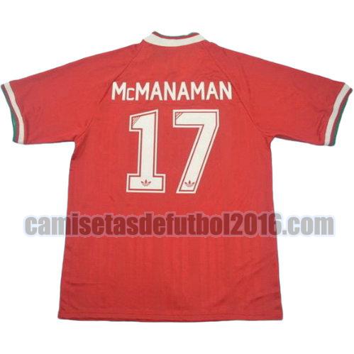 camiseta primera equipacion liverpool 1993-1995 mc manaman 7